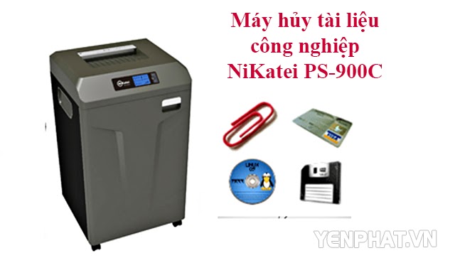 máy hủy tài liệu công nghiệp NiKatei PS-900C