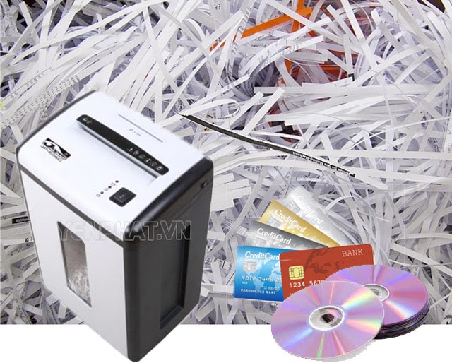 Máy huỷ tài liệu HPec C2106 huỷ được đa dạng tài liệu