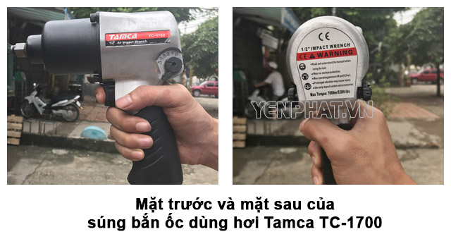 Mặt trước và mặt sau của Tamca TC-1700