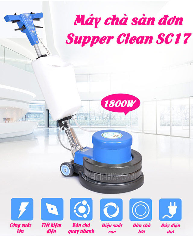 máy chà sàn tạ Supper Clean SC17