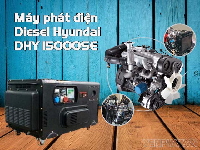 máy phát điện Diesel Hyundai DHY 15000SE