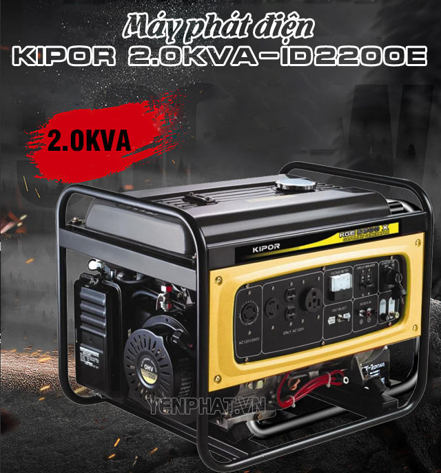 Máy phát điện Kipor 2.0KVA - ID2200E