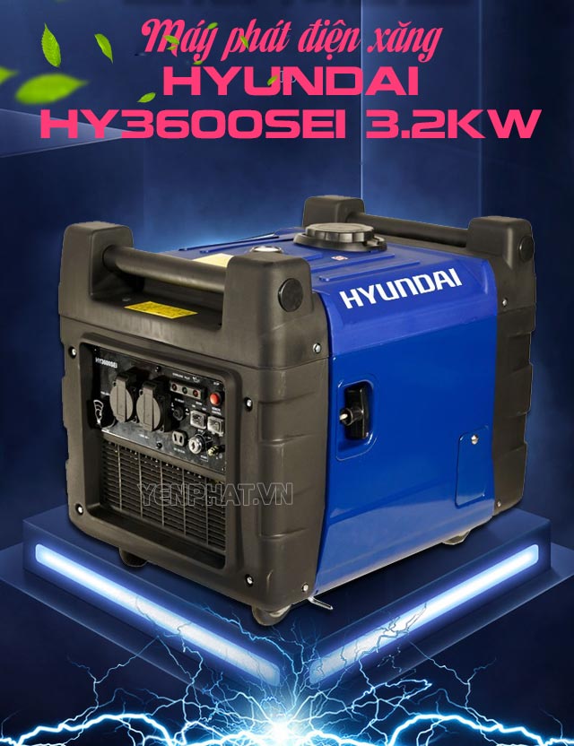 máy phát điện Hyundai HY3600SEi 3.2KW