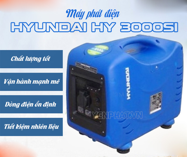máy phát điện gia đình Hyundai HY 3000Si
