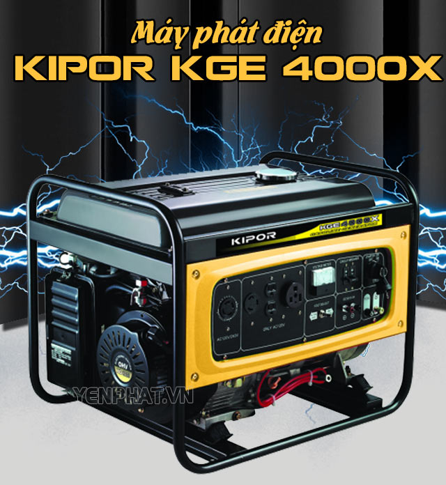 Máy phát điện Kipor KGE 4000X