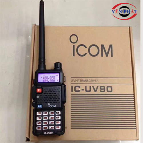 Máy bộ đàm cầm tay ICOM IC-UV90 (2 băng tần số UHF và VHF)