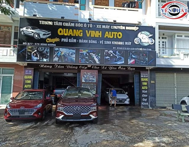 Cửa hàng rửa xe ở Phú Yên