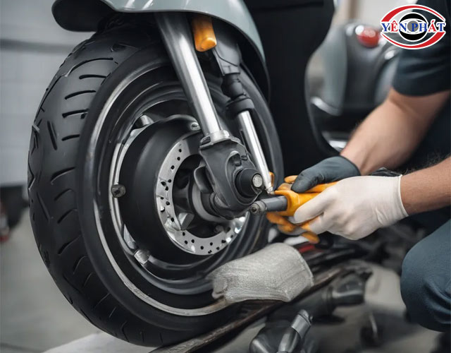 Thay lốp xe Vespa hết bao nhiêu tiền