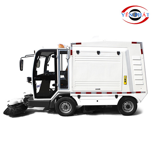 Xe quét rác công nghiệp ngồi lái Kumisai KMS-S2000 (Pin chì axit)