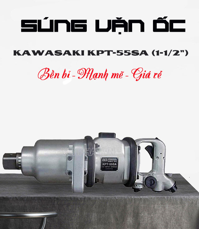 Súng vặn ốc Kawasaki KPT-55SA có tốc độ tải cao
