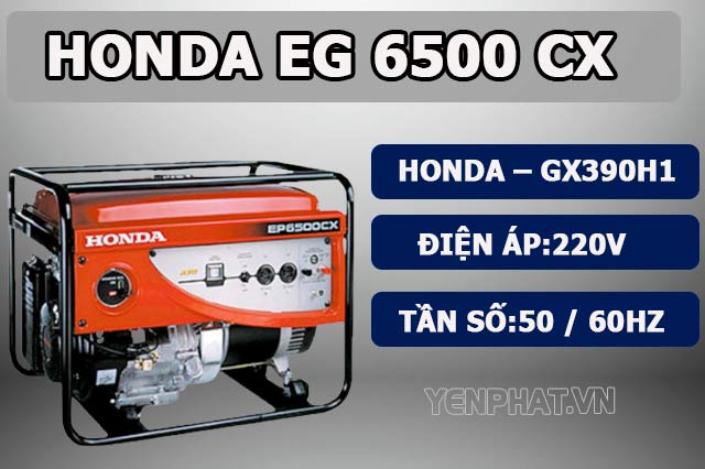 Máy phát điện công nghiệp Honda EG 6500 CX