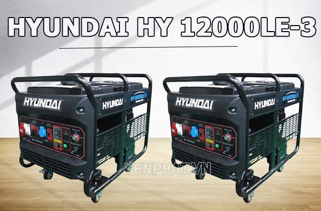 Máy phát điện dùng xăng Hyundai HY 12000LE-3