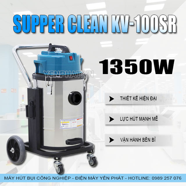 Máy hút bụi công nghiệp Supper Clean KV -100SR