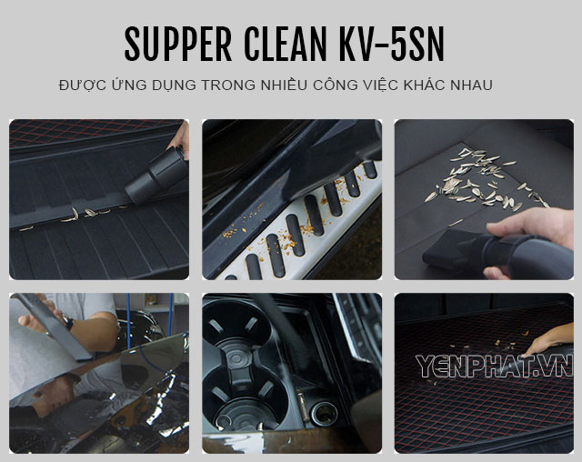 Máy hút bụi công nghiệp Supper Clean KV-5SN