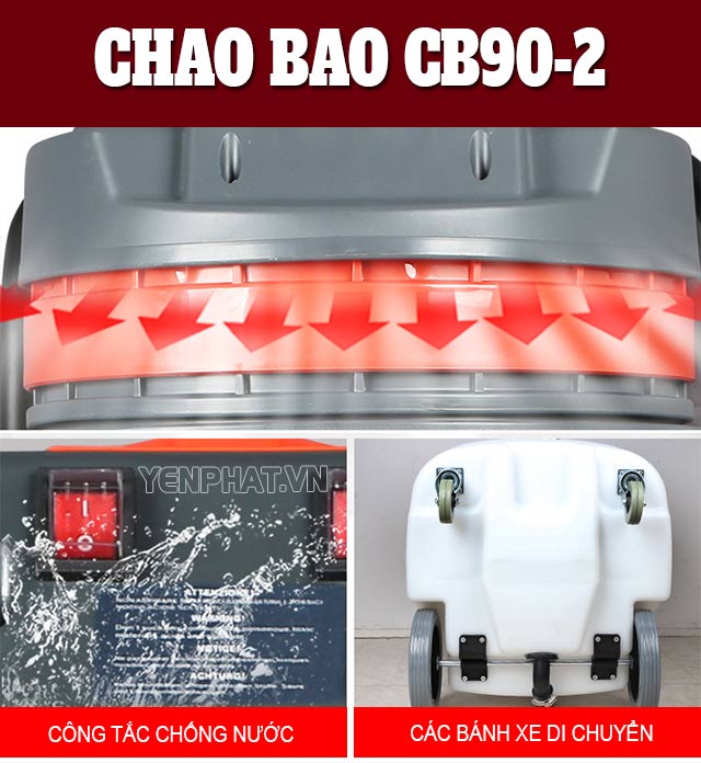 máy hút bụi công nghiệp Chao Bao CB90-2