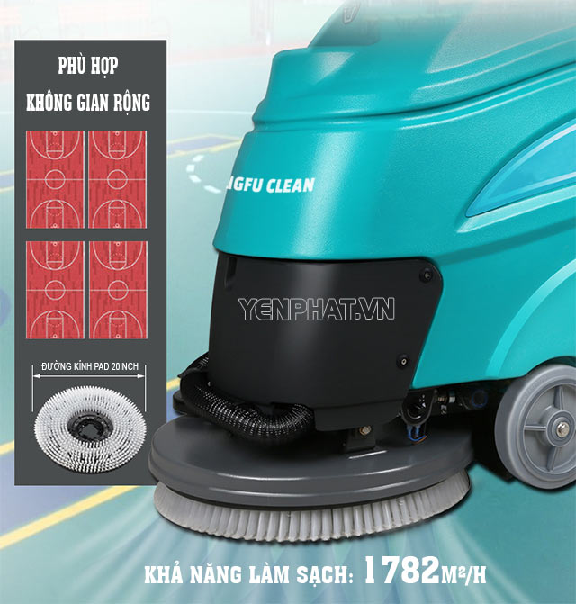 Ưu điểm của máy chà sàn liên hợp Kungfu Clean AS-1050