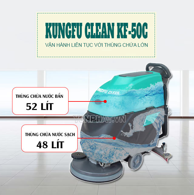 Ưu điểm của máy chà sàn liên hợp Kungfu Clean KF-50C