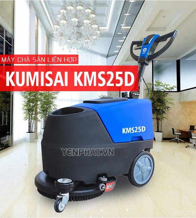 Máy chà sàn liên hợp Kumisai KMS25D