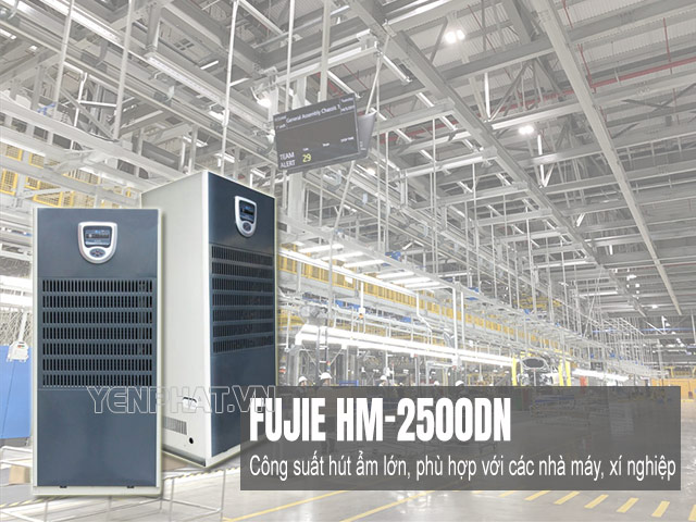 ứng dụng máy hút ẩm công nghiệp FujiE HM-2500DN
