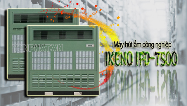 máy hút ẩm công nghiệp IKENO IFD-7500