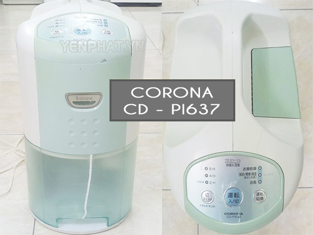 máy hút ẩm corona cd-pi637