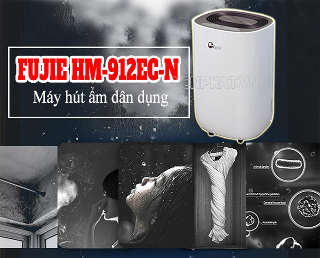 máy hút ẩm dân dụng FujiE HM-912EC-N