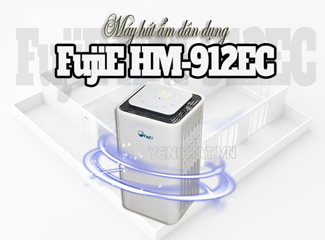 máy hút ẩm dân dụng FujiE HM-912EC