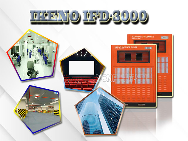 ứng dụng máy hút ẩm công nghiệp IKENO IFD-3000