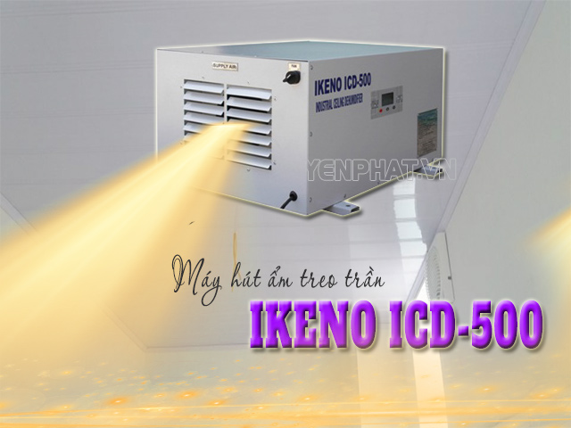 máy hút ẩm treo trần IKENO ICD-500