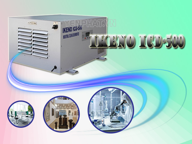 ứng dụng máy hút ẩm treo trần IKENO ICD-500