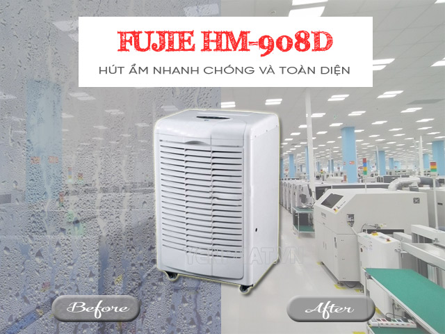 đặc điểm máy hút ẩm FujiE HM-908D