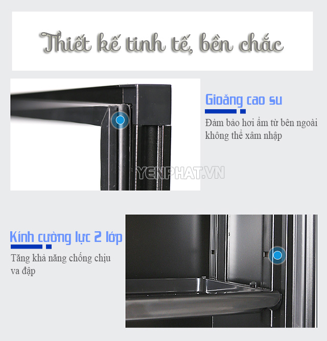 thiết kế tủ chống ẩm Kumisai DHC 080 II