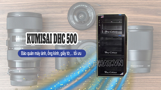 ứng dụng tủ chống ẩm Kumisai DHC 500