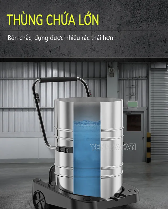 máy hút bụi nhà xưởng có khả năng hút bụi hút nước cực mạnh trong các khu xưởng và khu công nghiệp