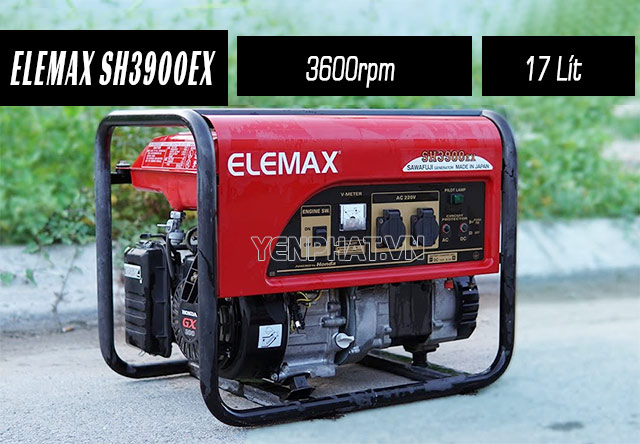 Elemax SH3900EX cung cấp điện năng lớn và hiệu quả