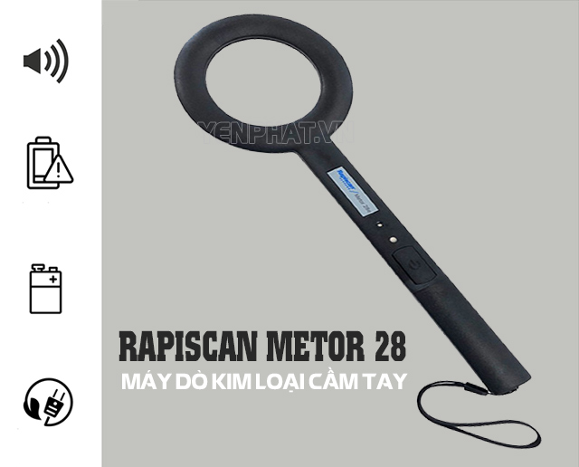 Tham khảo mẫu máy dò kim loại Rapiscan Metor 28
