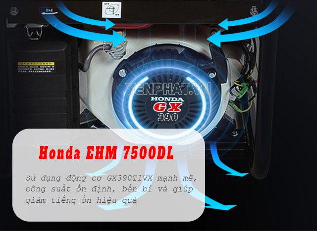 Honda EHM 7500DL mang đến hiệu quả cao trong công việc