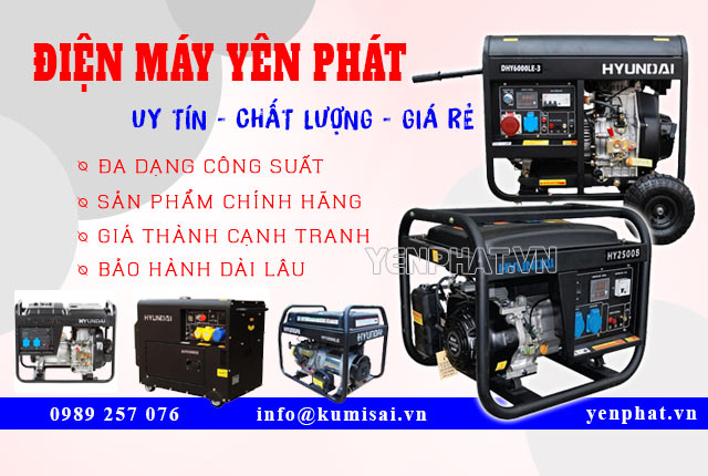 Địa chỉ phân phối máy phát điện Hyundai chính hãng tại Việt Nam
