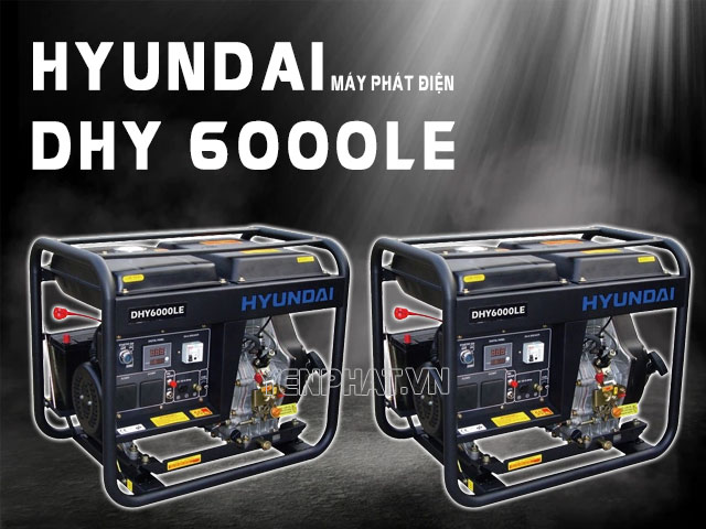 Hyundai DHY 6000LE sở hữu cấu tạo đơn giản, khỏe khoắn