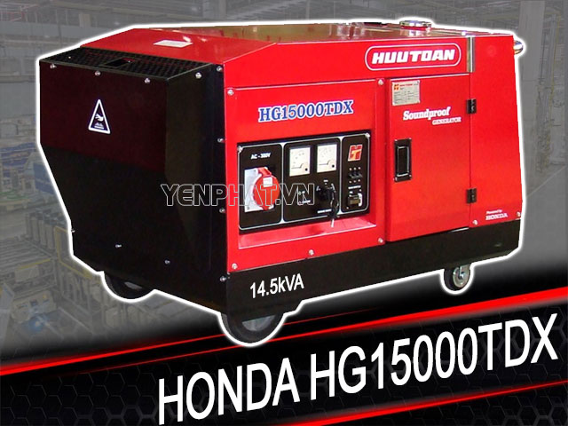Honda HG15000TDX mạnh mẽ, thu hút doanh nghiệp và đơn vị sản xuất