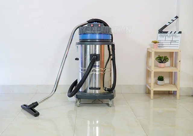 Model máy hút bụi 2 mô tơ thùng chứa inox