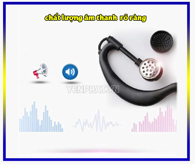 Ưu điểm của tai nghe bộ đàm Baofeng