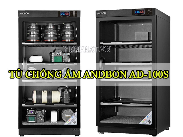 tủ chống ẩm máy ảnh Andbon AD-100S 