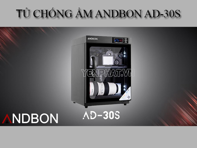tủ chống ẩm máy ảnh Andbon AD 30S 