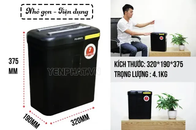Máy hủy tài liệu mini
