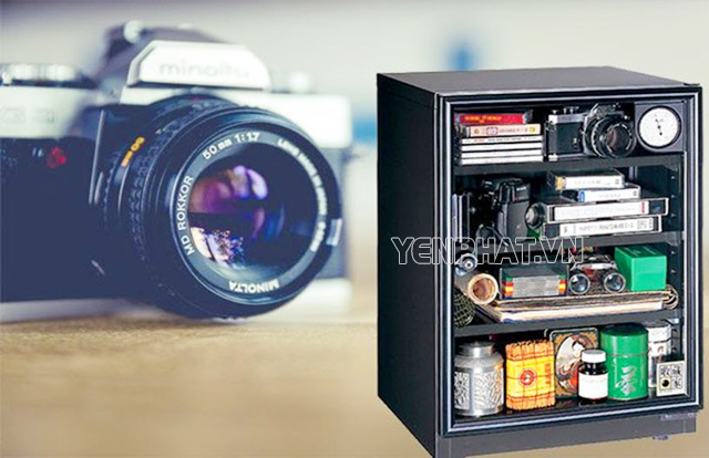 Tủ chống ẩm là thiết bị giúp bạn bảo quản máy ảnh khỏi những tác động xấu đến từ độ ẩm