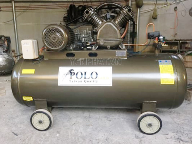 Máy nén khí Polo 300L được trang bị cho những nhà xưởng, hệ thống máy lớn
