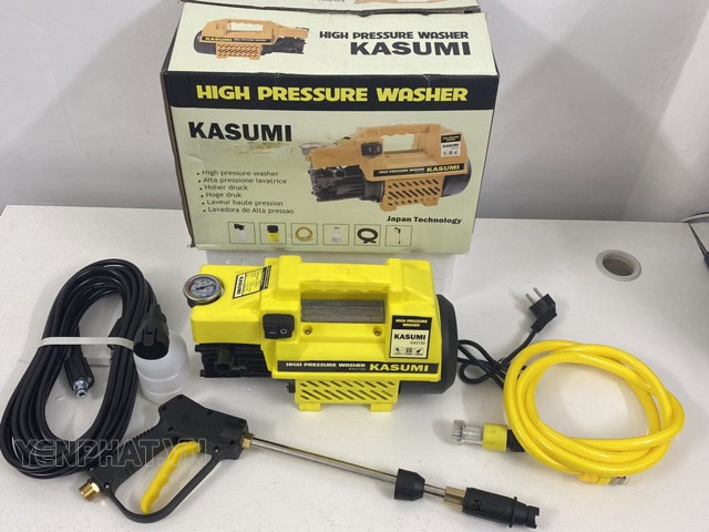 Xịt rửa thông minh và tiết kiệm nhờ máy rửa xe Kasumi 3500W