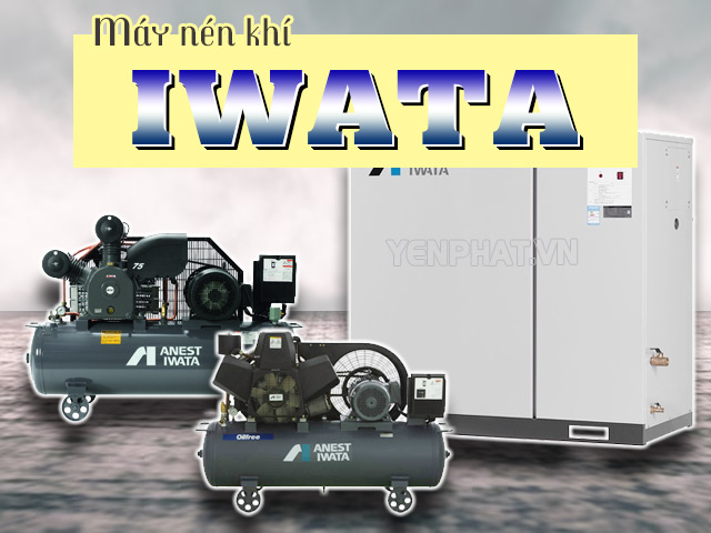 máy nén khí iwata