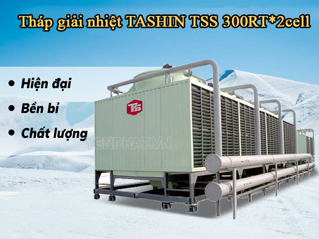 Hình ảnh của tháp giải nhiệt TASHIN TSS 300RT*2cell